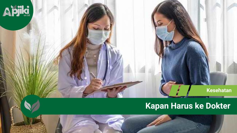 pergi ke dokter cek perut